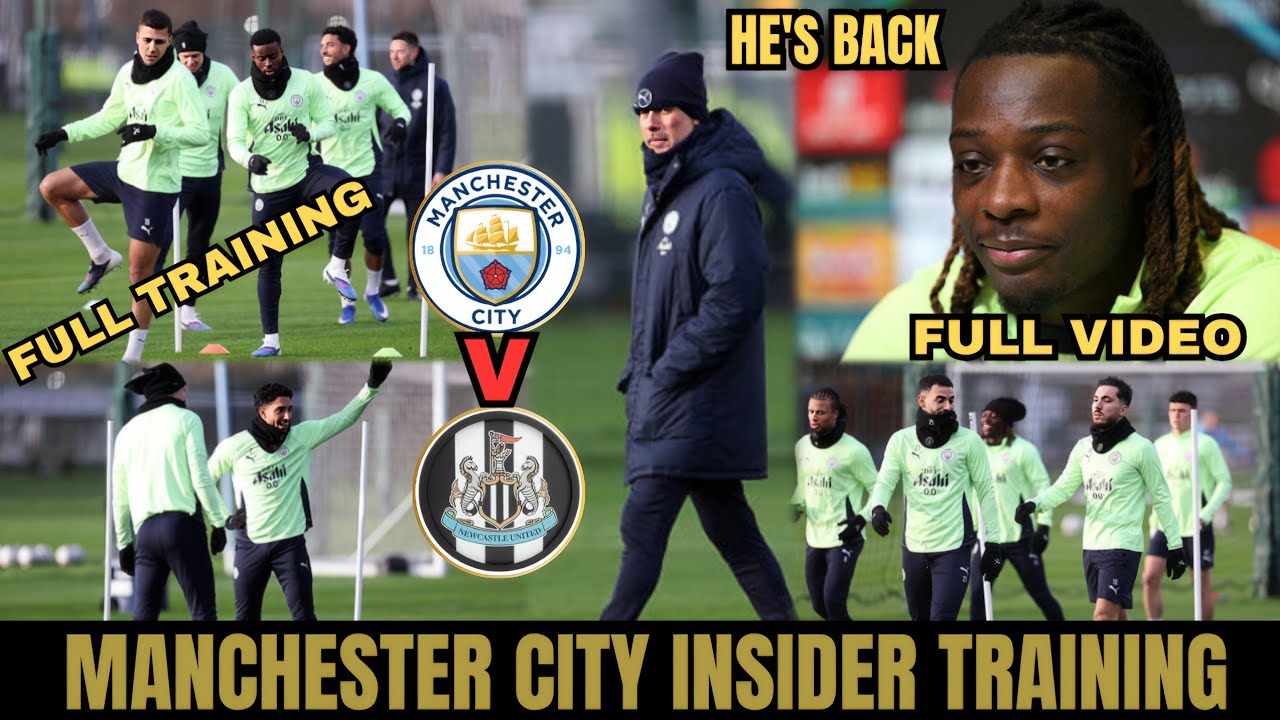 🚨INSIDE TRAINING✅ GUEHI, SEMENYO CHERKI, HARLAND, DOKU FODEN🔥MAN CITY TRAINING & INJURY UPDATES ⛔ 