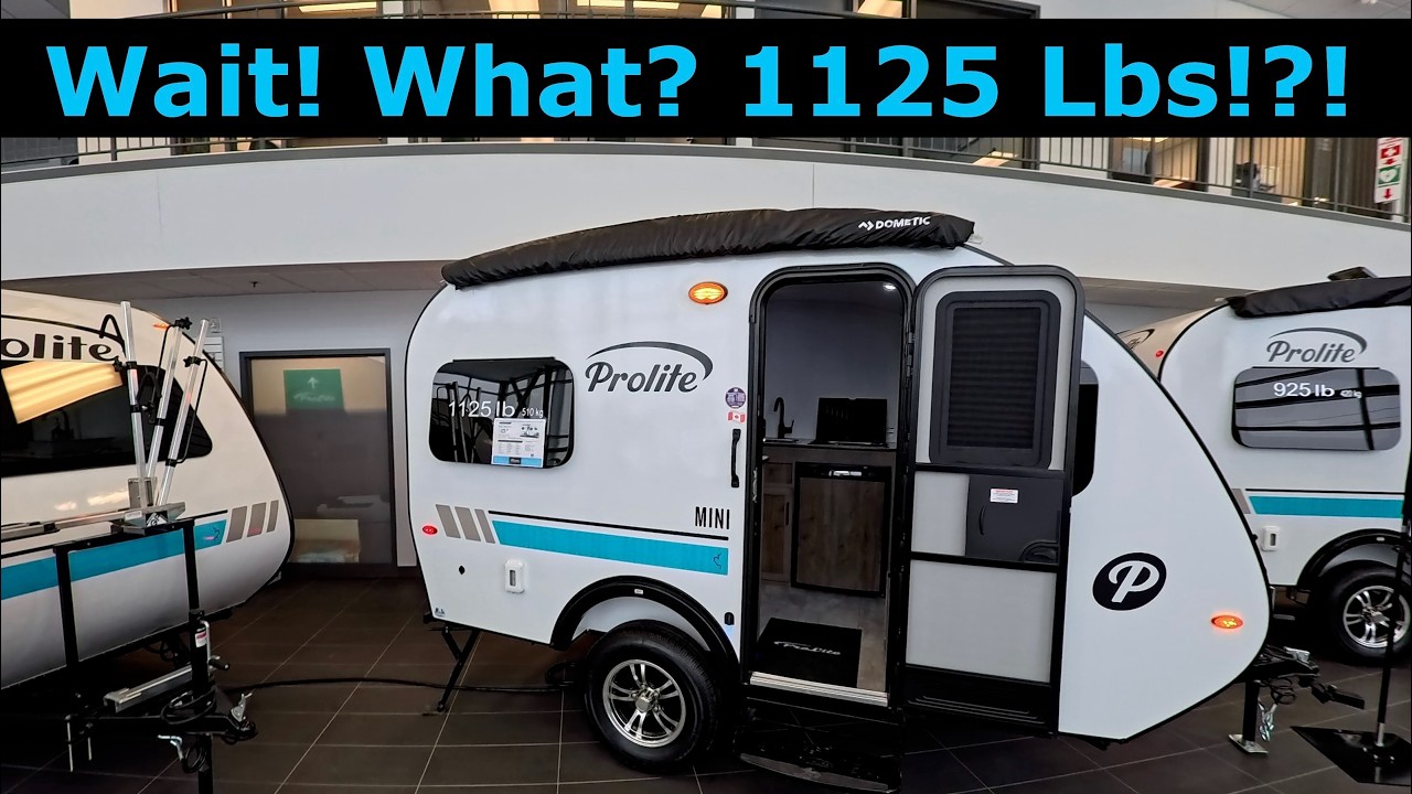 Prolite Mini, eMini, and Cool Ultralight Campers for Smaller Tow Vehicles