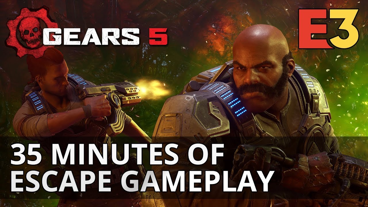 Gears 5 - 35 Minutes of Escape Mode Gameplay - E3 2019