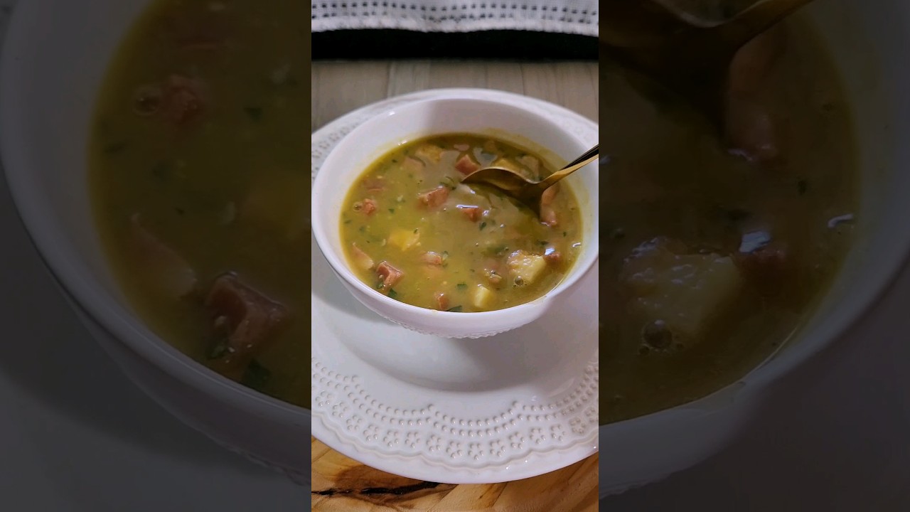 SOPA DE ERVILHA - PERFEITA PARA O INVERNO