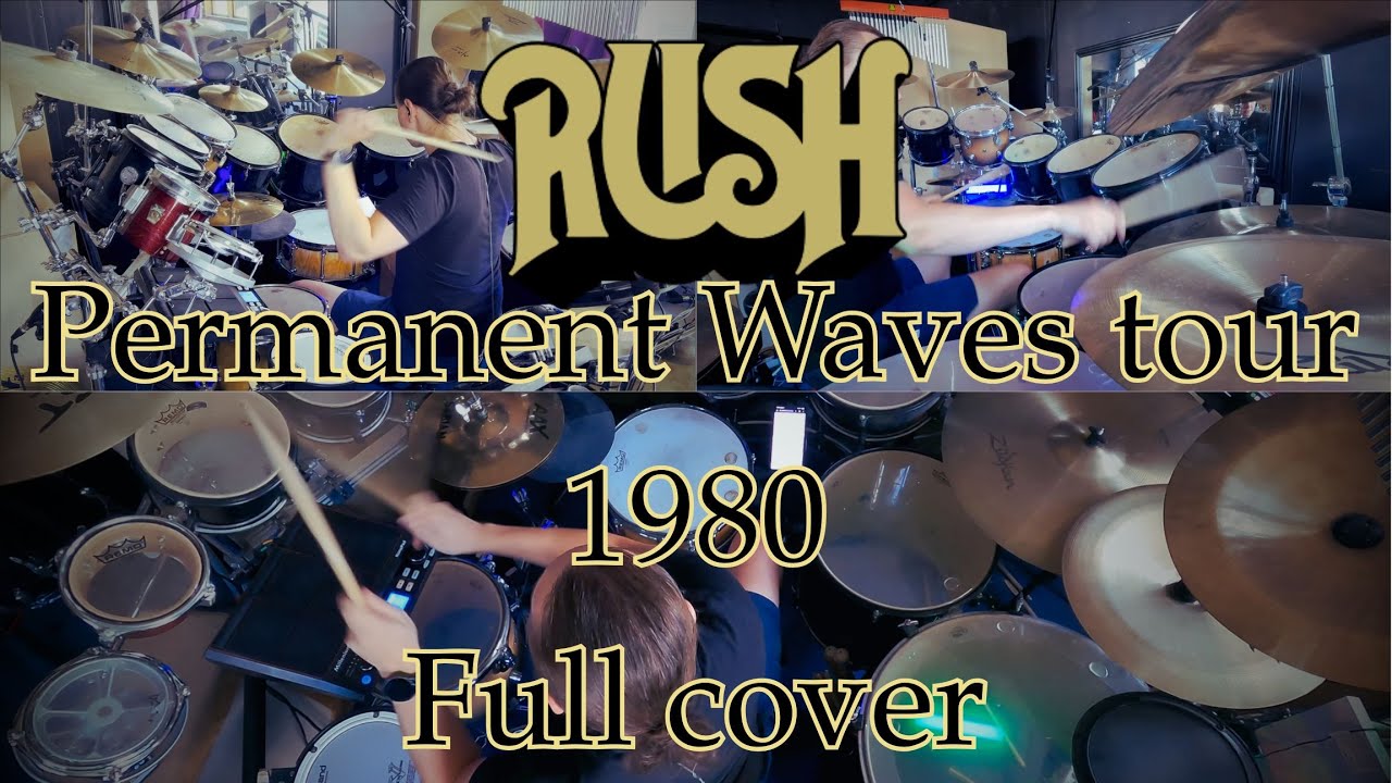 Rush - Permanent Waves Tour 1980 Drum Cover | Full Concert in One Take