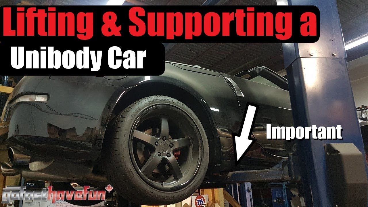 Where to Support a Uni-body Car | Vehicle - Lifting / Jacking up Uni-body | AnthonyJ350