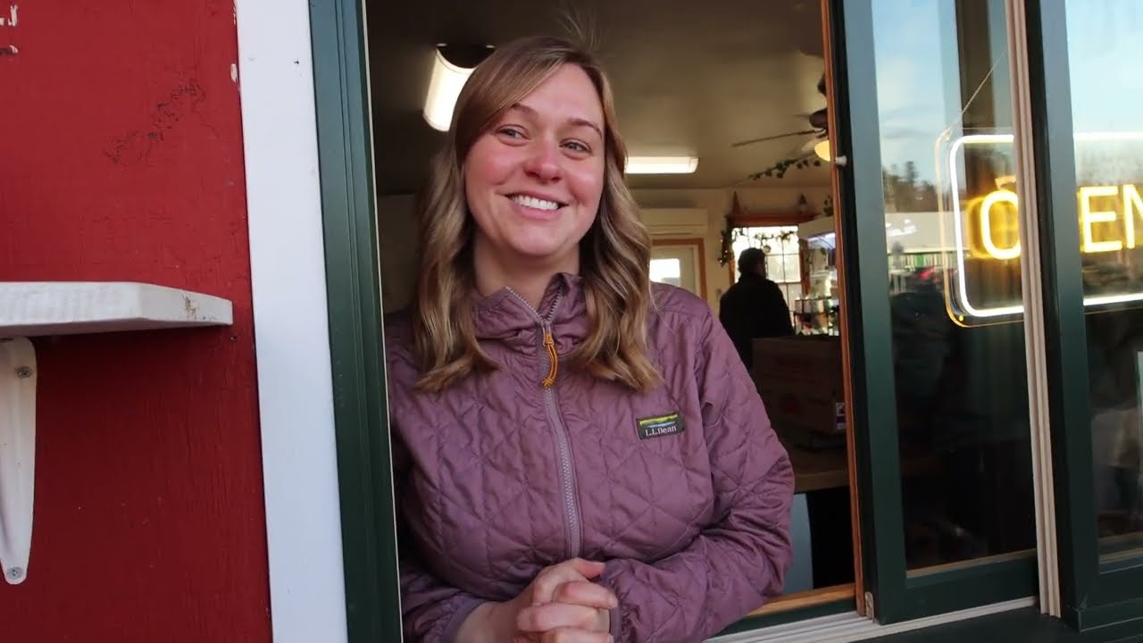 Katie Slanga explains the frozen fish toss