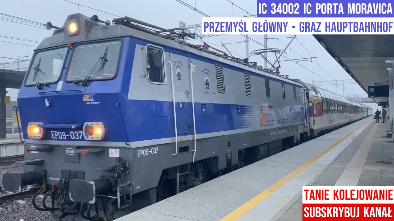 Pociąg Train Zug IC 34002 IC PORTA MORAVICA Przemyśl Główny -  Graz Hbf  Gotthard Panorama Express