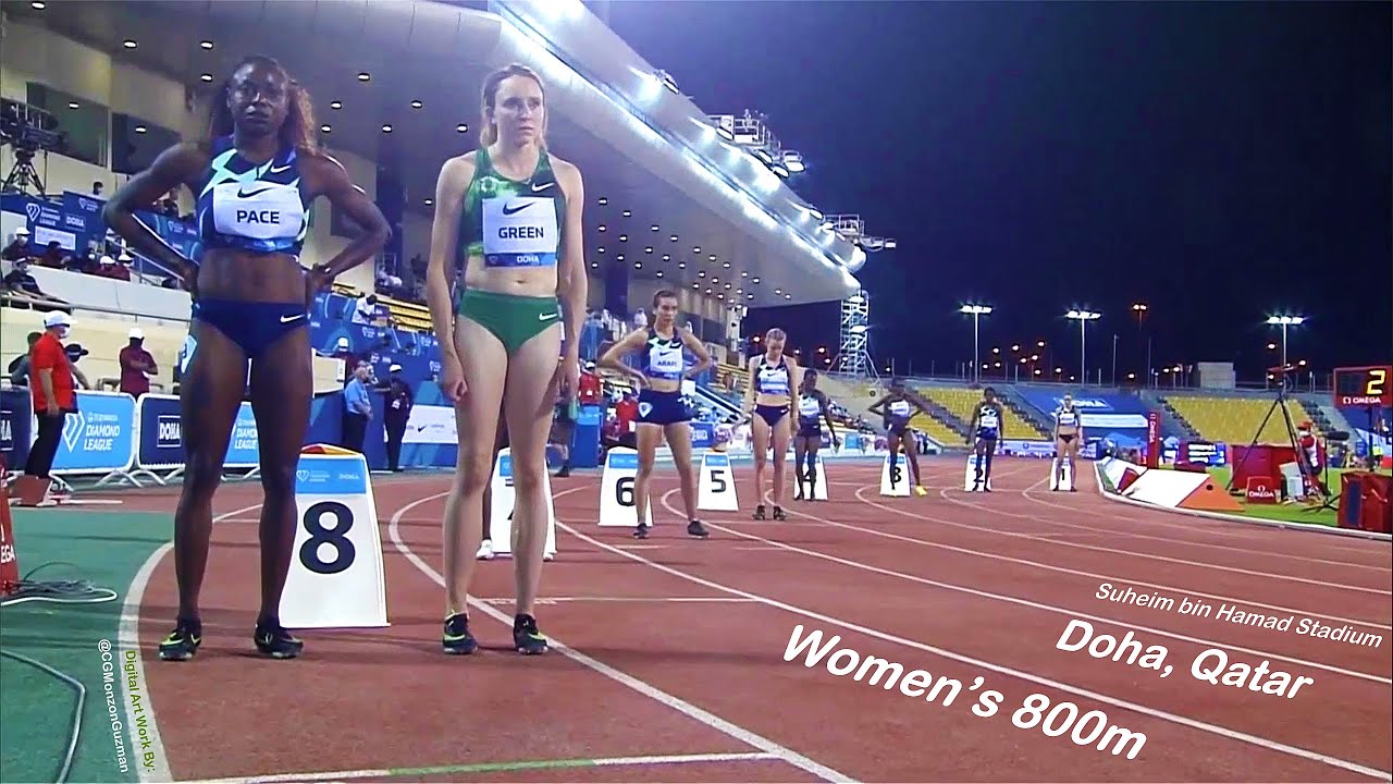 Women's 800m.  Suheim bin Hamad Stadium, Doha, Qatar.  May 28, 2021.
