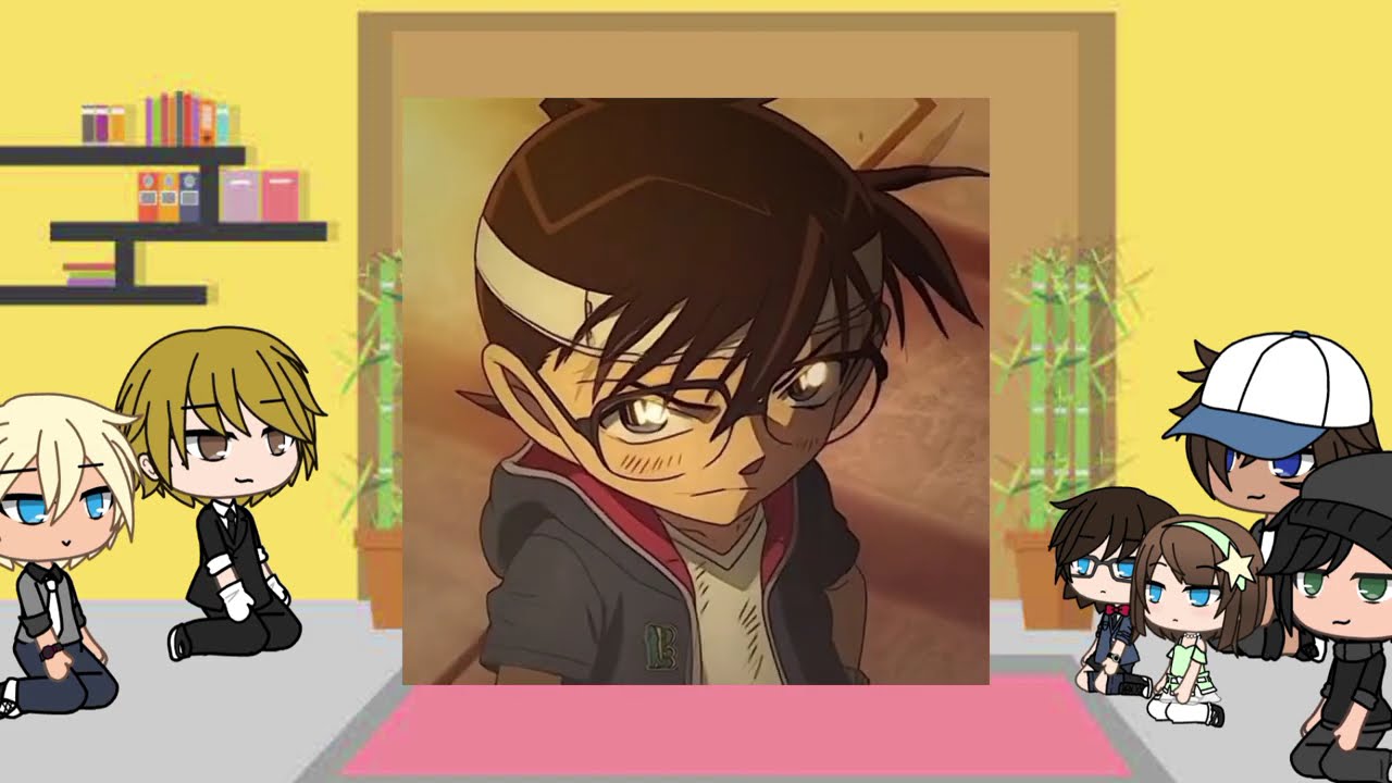Detective conan react to conan 