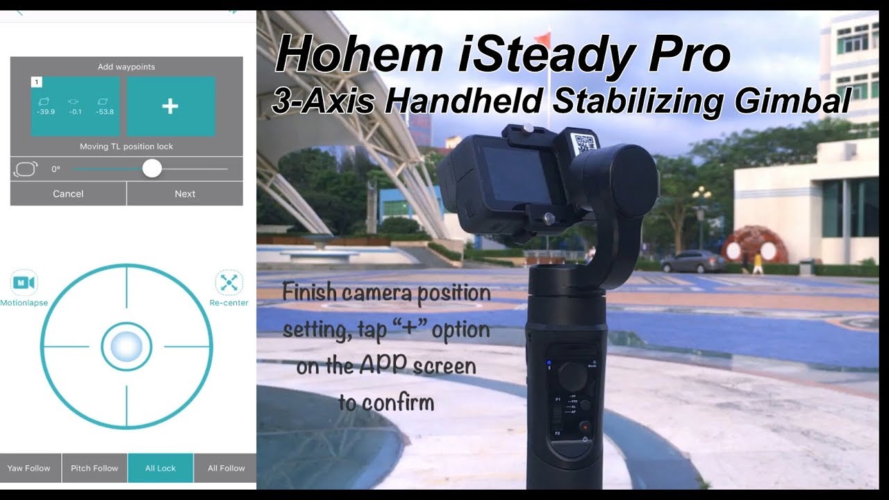 Hohem iSteady Pro 3-Axis Handheld Stabilizing Gimbal