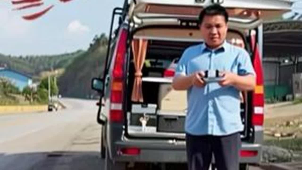 开面包车环国游G219，中越边境木央镇赶街，晚上露营在富宁县 #自驾游 #旅行 #G219 #云南 #中越边境