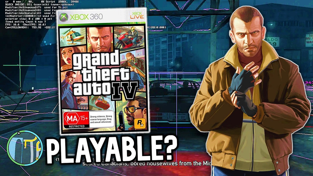 В бета-версию GTA IV можно (отчасти) поиграть.