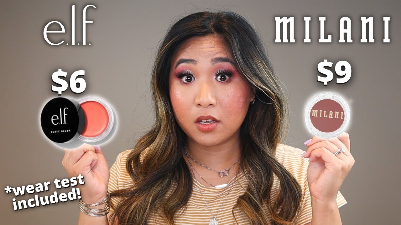 ELF Putty Blush VS Milani Cheek Kiss Cream Blush | Which is Better for Oily Skin?!