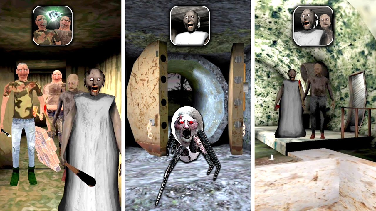 All DVloper Games Sewer Escape Full Gameplay - Granny - The Twins - Granny 2