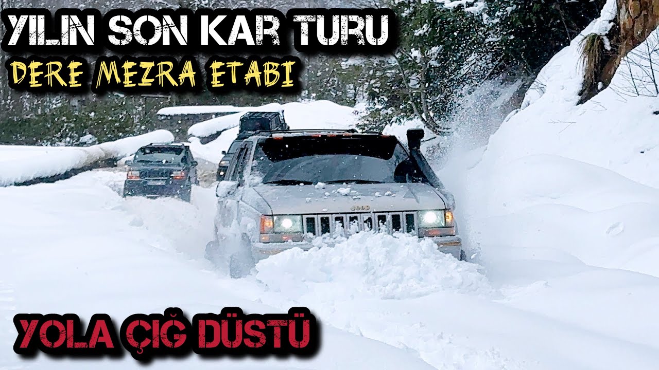 DERE MEZRA ETABI🔥DÖNÜŞ YOLUNDA CIĞ DÜŞTÜ❄️💥🌪️@ÇOTANAKOFFROAD 