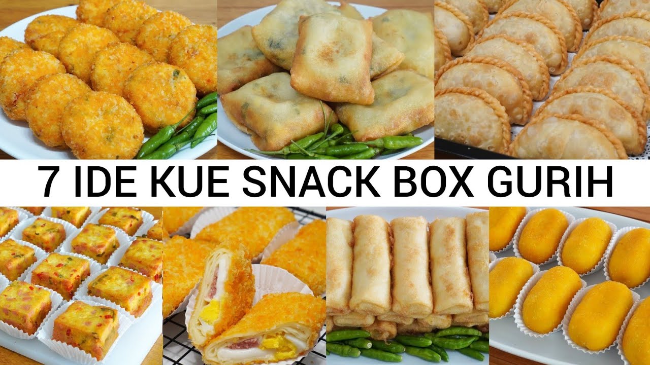 7 ANEKA RESEP KUE SNACK BOX GURIH UNTUK ACARA!! MUDAH DAN ENAK