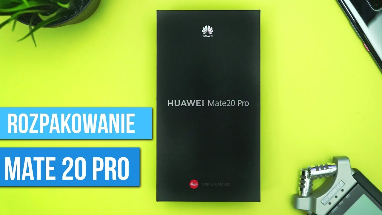 Huawei Mate 20 Pro Unboxing - ROZPAKOWANIE smartfona ze skanerem W EKRANIE / Mobileo [PL]