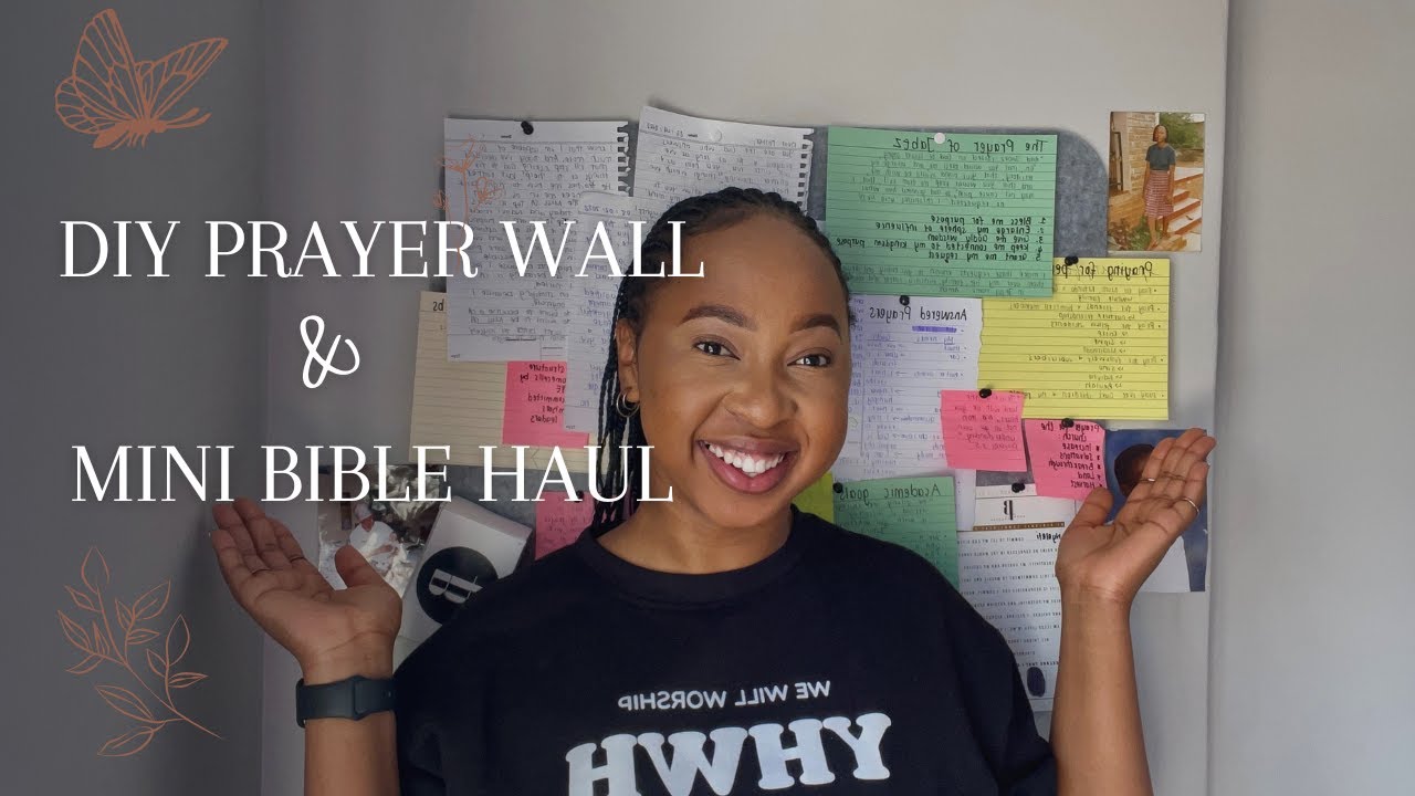 DIY PRAYER WALL/WAR ROOM | #christianyoutuber #roadto500subs #southafricanyoutuber