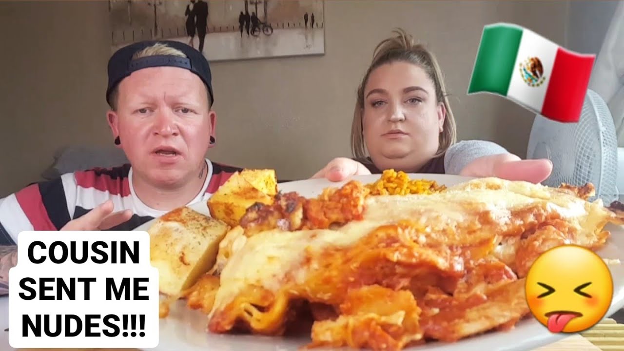 Mexican mukbang ~ ENCHILADAS AND MEXICAN RICE / 