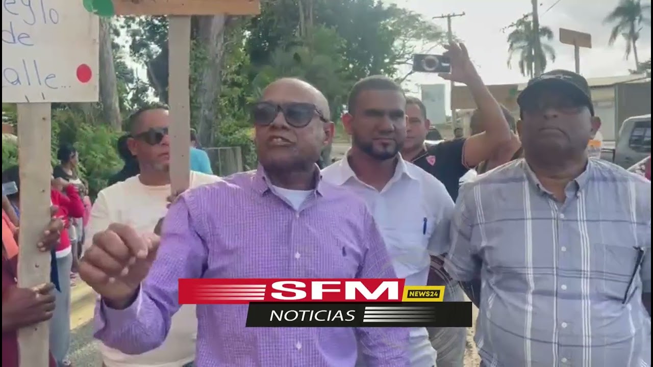Moradores de cuesta blanca en SFM  realiza un piquete pidiendo arreglo de su calles 