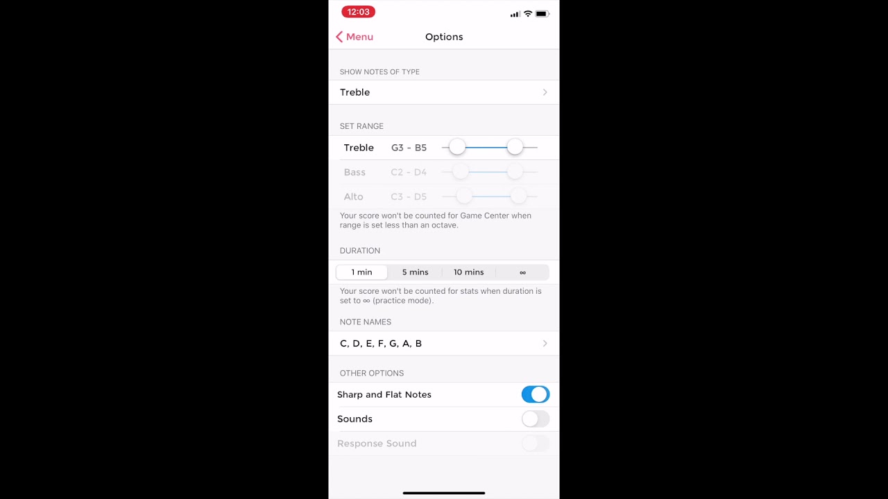 How to use the App Music Tutor for note reading