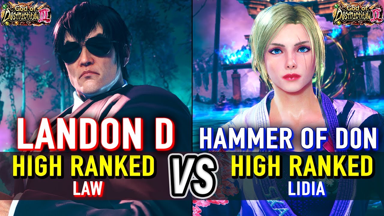 T8 🔥 LANDON D (Law) vs HAMMER OF D0N (Lidia) 🔥 Tekken 8 High Level Gameplay