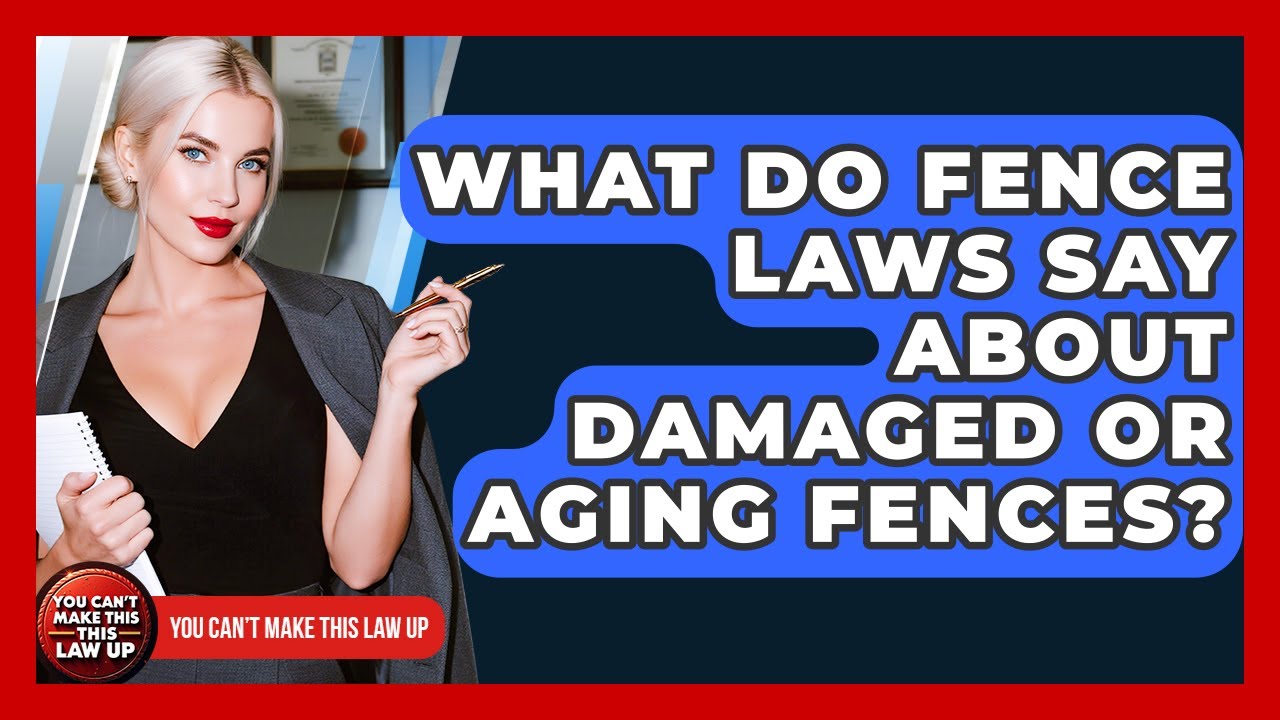 What Do Fence Laws Say About Damaged Or Aging Fences? - You Cant Make This Law Up