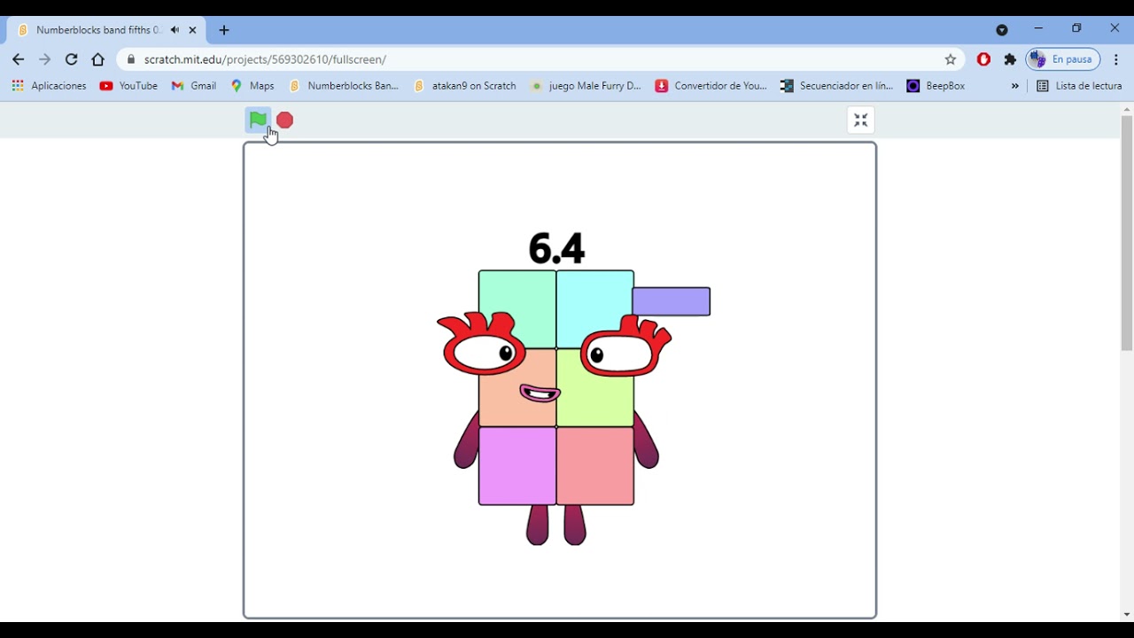 Numberblocks Band Fifths 0.2-9.8  (for agapi eevee and four and a quarter the creator )