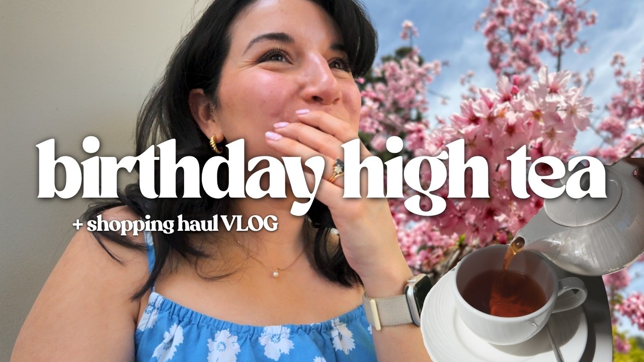 Birthday High Tea + a SPENDY shopping haul | LA VLOG | DJI Osmo Pocket 3