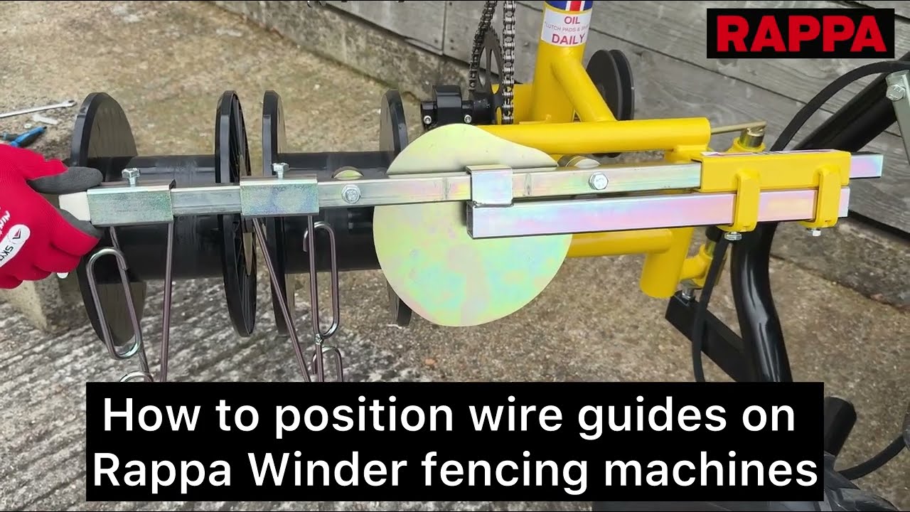 How to Position Wire Guides on Electric Fencing Machines | Rappa