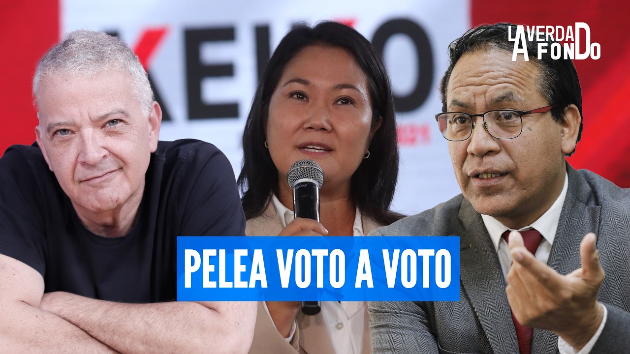 CONTEO R&Aacute;PIDO DE IPSOS AL 95.7%: KEIKO LIDERA, S&Aacute;NCHEZ Y L&Oacute;PEZ ALIAGA PELEAN EL SEGUNDO LUGAR