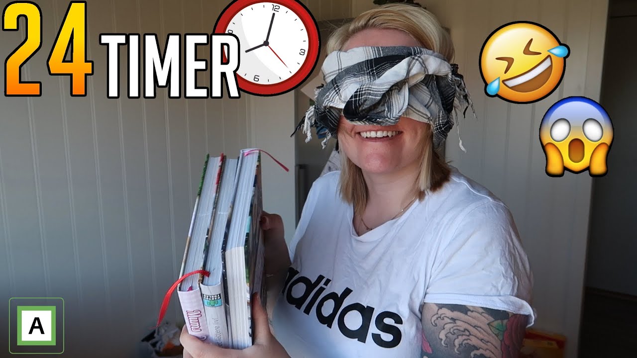 JEG VELGER MATEN MIN I BLINDE I 24 TIMER! 😧