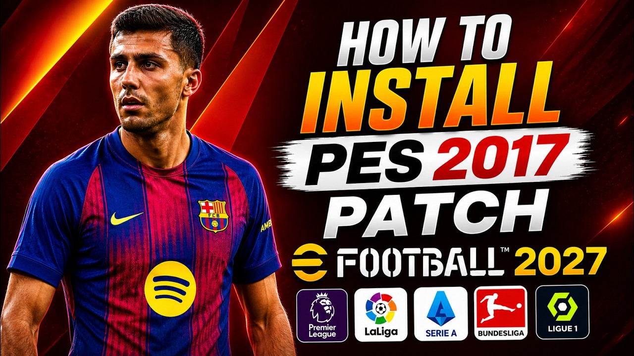 How to Install | Pes 2017 Patch eFootball 2027 