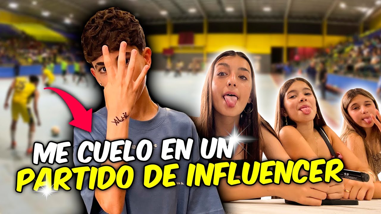 ¡ME COLÉ en un PARTIDO de INFLUENCERS! ⚽🎥 LO QUE NO SALIÓ en las CÁMARAS…