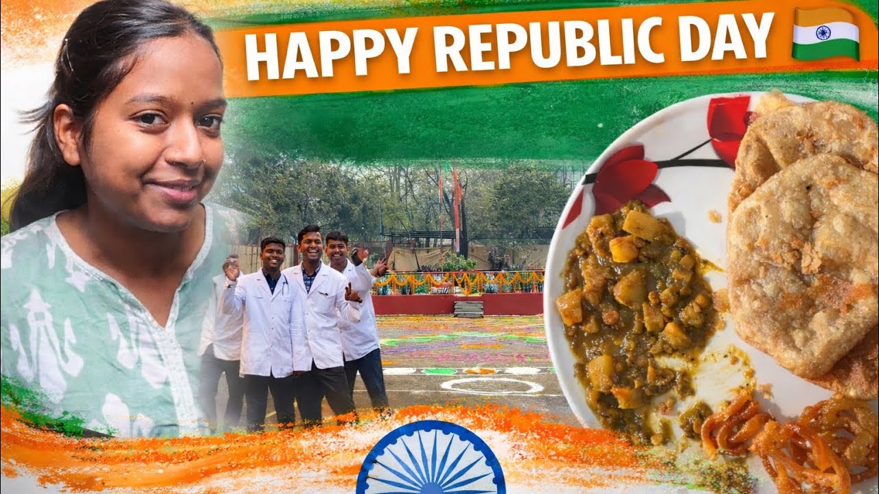 Happy republic day 🎀||snmmch Dhanbad ||#paramedical #jharkhandmedicalcollege #labtechnician 