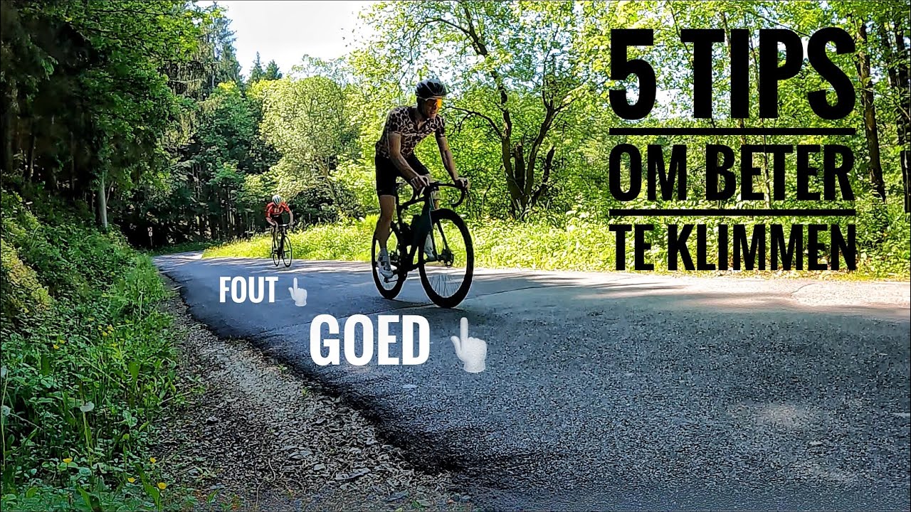 5 TIPS om beter te LEREN KLIMMEN op de FIETS 🧗‍♀️ / Dit moet je weten