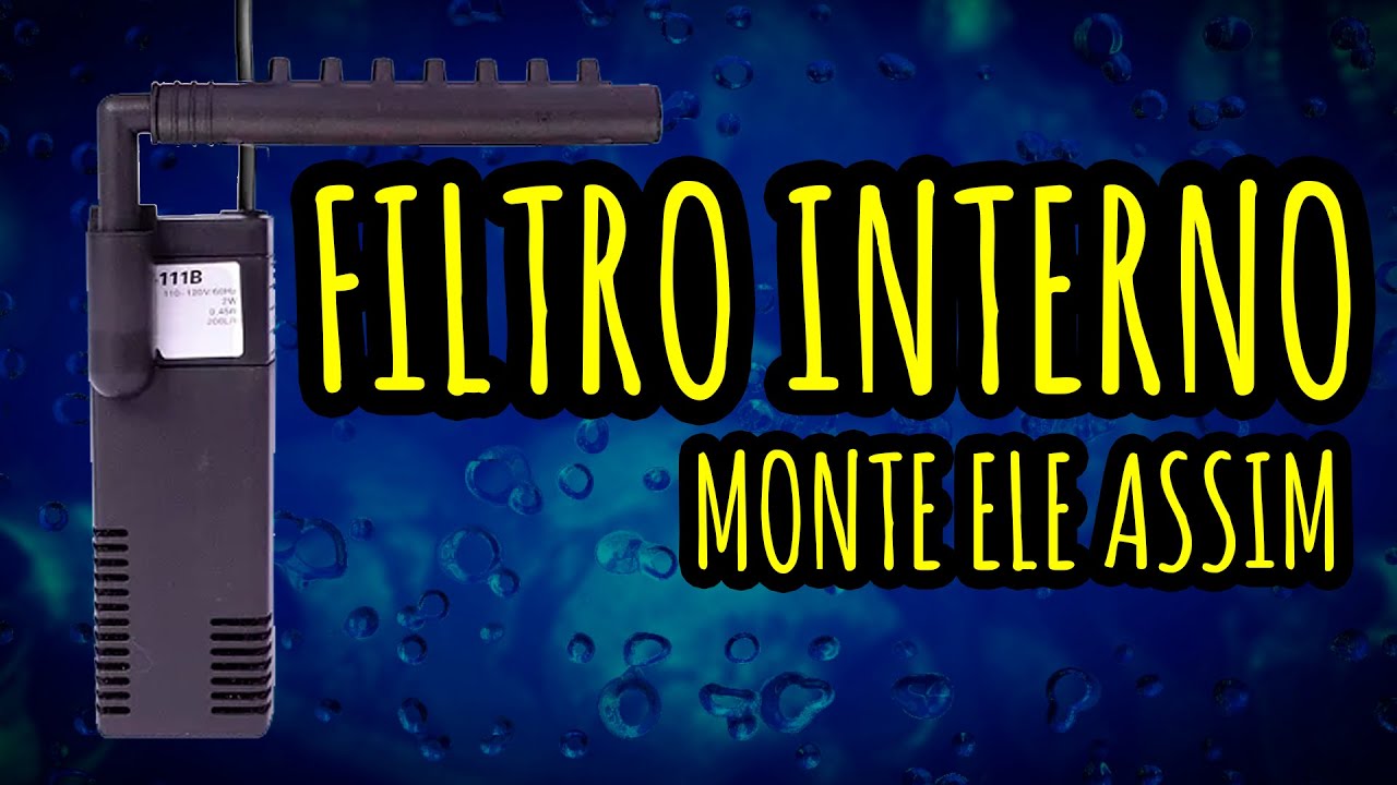 Filtro interno Sunsun HJ-111B - Review e sugestão de montagem - Aqua Gama