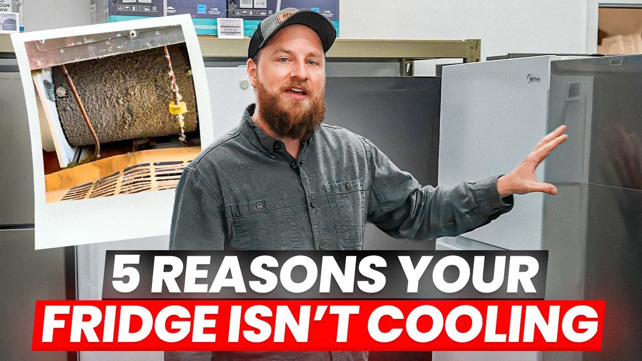 5 Reasons Why Your Refrigerator Isn't Cooling Properly (and how to fix them!)