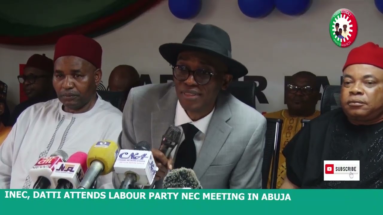INEC IN ATTENDANCE AS LABOUR PARTY HOLDS NEC MEETING, RATIFIES ABURE'S EXECUTIVE
