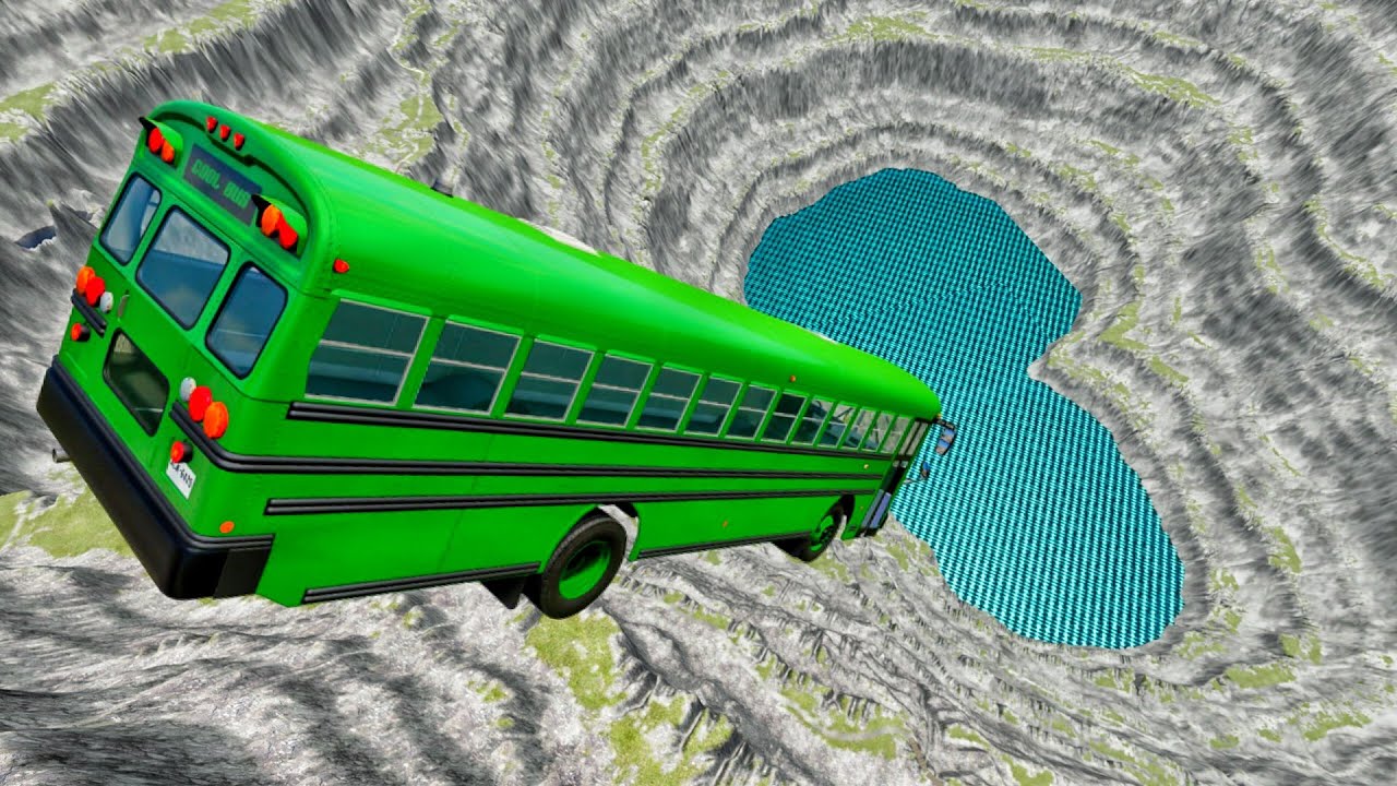 BeamNG.Drive - Leap Of Death Car Jumps and Falls Crashes #2