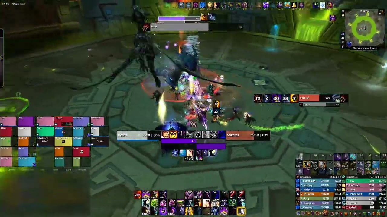 Sszorak HC Shadowpriest PoV with comms