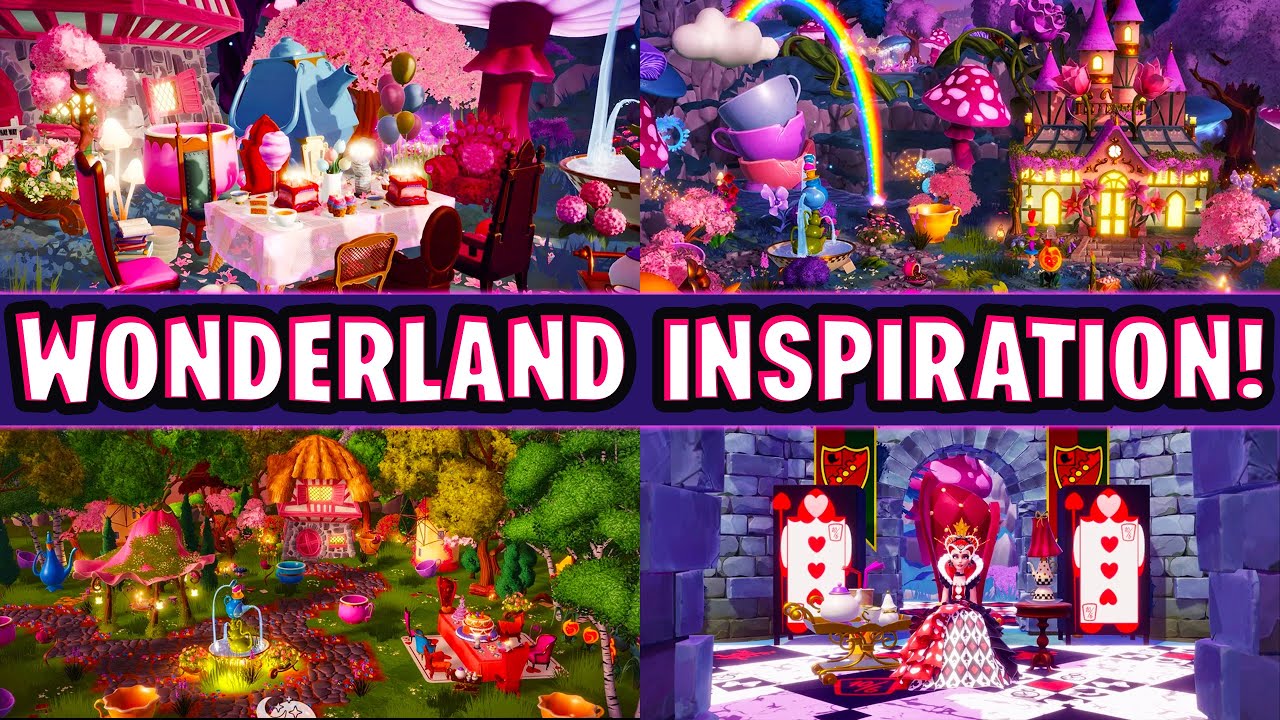 AMAZING Alice in Wonderland Builds in Disney Dreamlight Valley. This Update is SO GOOD!