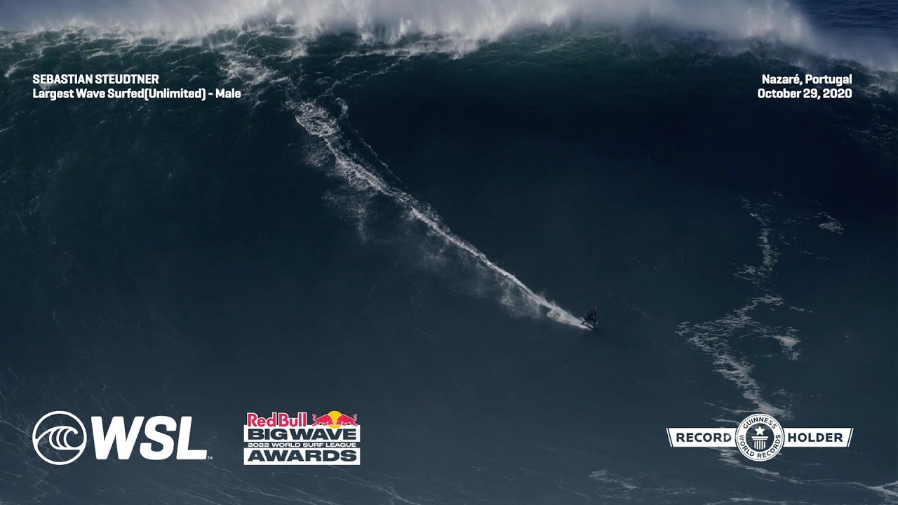 Sebastian Steudtner GUINNESS WORLD RECORDS™ Title For The Largest Wave Surfed (unlimited) - male