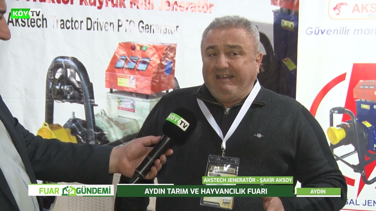 Akstech Jeneratör ı Aydın Tarım Fuarı 02.2026