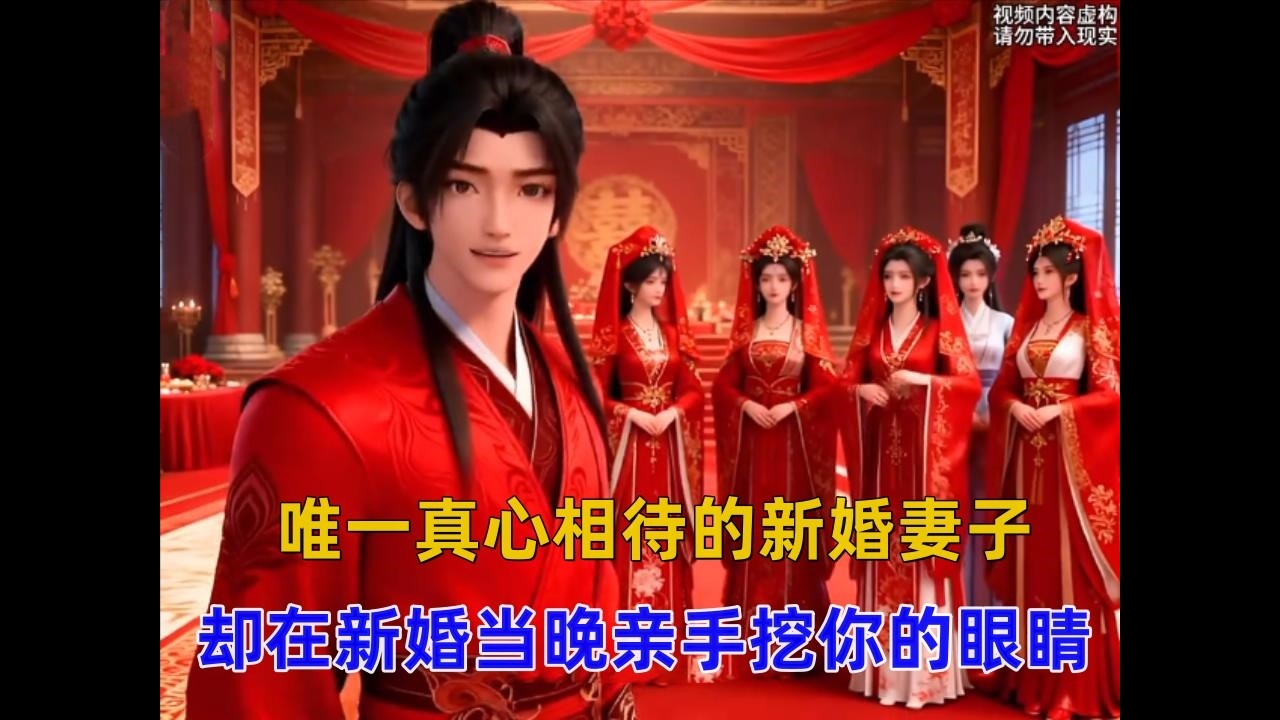 《瞎子修仙》你两天娶了四个老婆，可有三个之前却连面都没见过，唯一真心相待的新婚妻子，却在新婚当晚亲手挖你的眼睛，废掉你的丹田！！#漫画推荐 #漫画