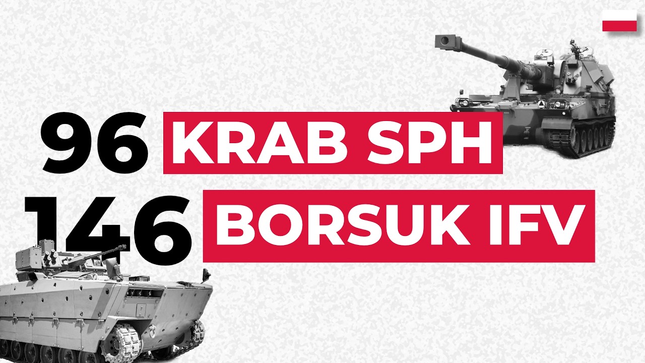 Poland Buys 96 Krab Self-Propelled Howitzers & 146 More Borsuk IFVs