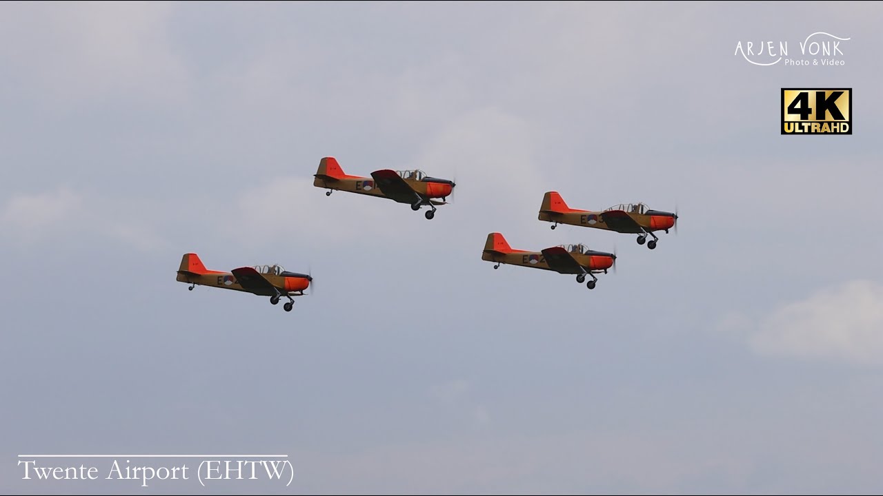 [4K] Plane Spotting at Twente Airport (EHTW) 05-05-2024 : Fly-inn filmed with Canon R7