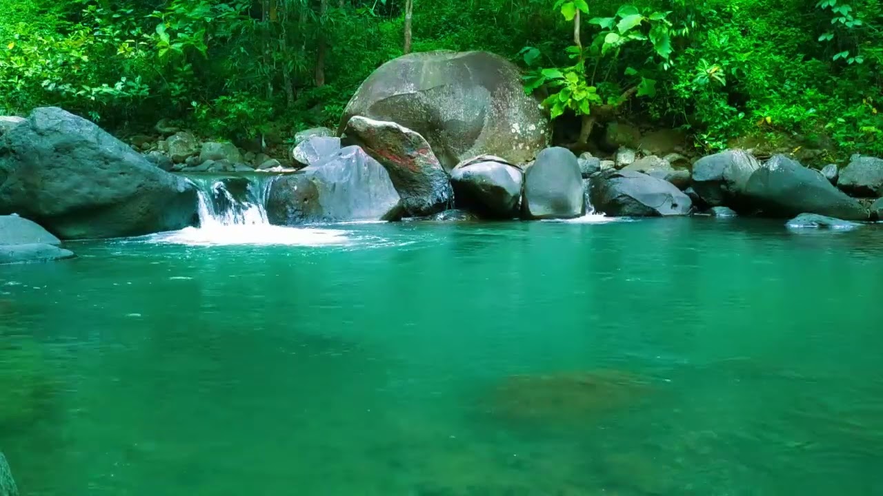 Peaceful Stream Sound | Tranquil Water Sounds for Relaxation 💦 sleep, anxiety relief, meditation �