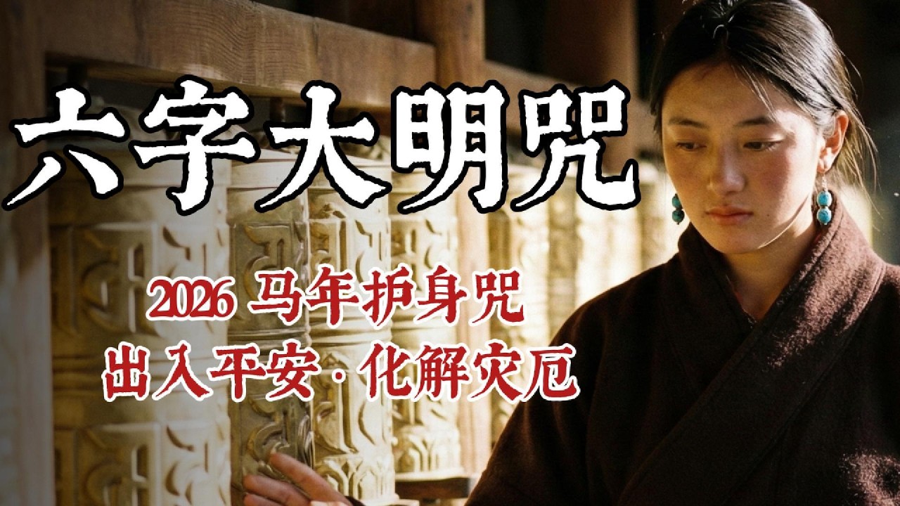 2026馬年轉運神曲！《六字大明咒》 消除累世業障｜嗡瑪尼貝美吽｜淨化身心靈 功德無量 (Om Mani Padme Hum)