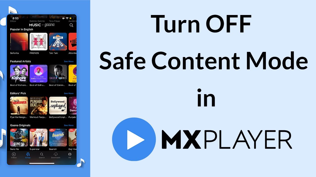 How to Turn OFF Safe Content Mode in MX Player App?