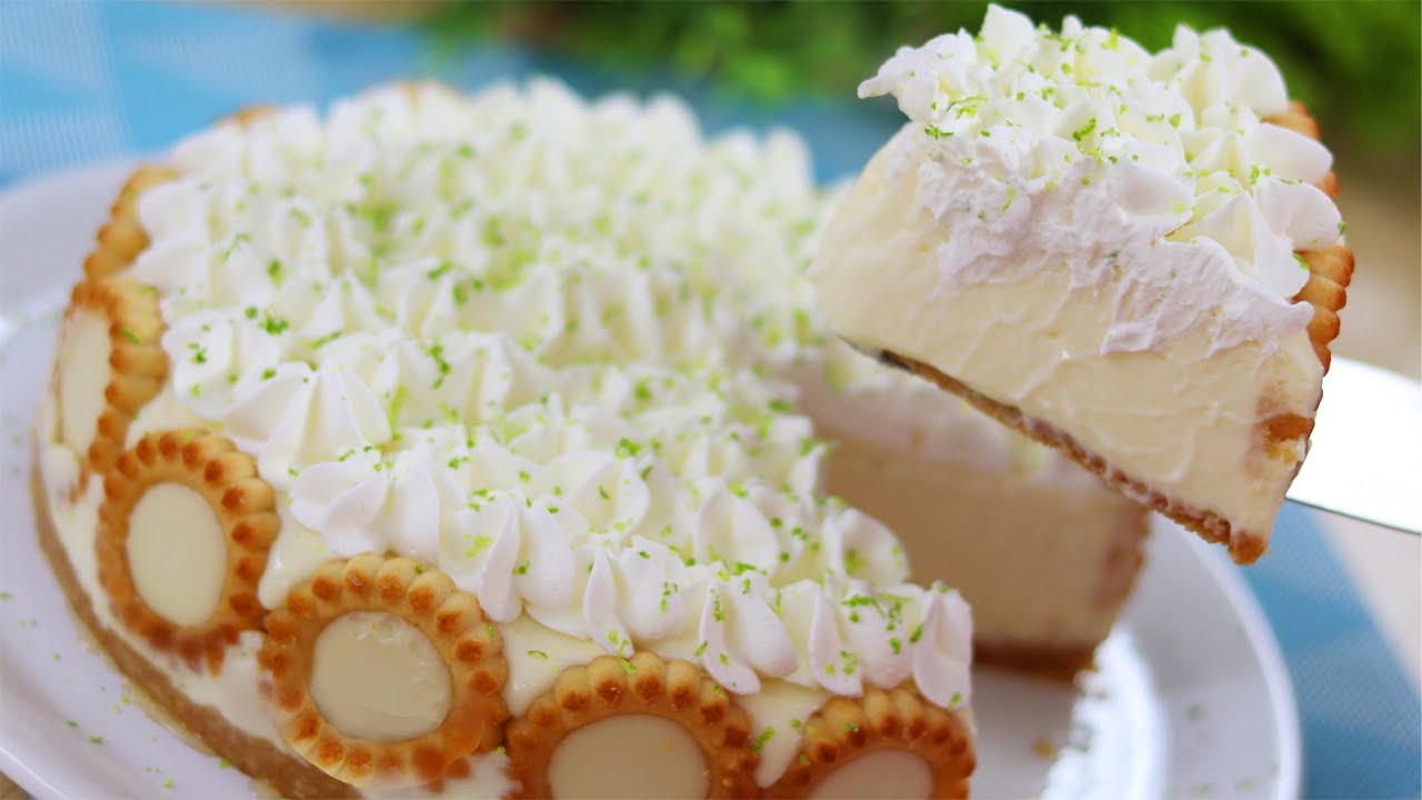 TORTA DE LIMÃO SIMPLES E FÁCIL COM POUCOS INGREDIENTES | COM BISCOITO TORTINHA - Dika da Naka