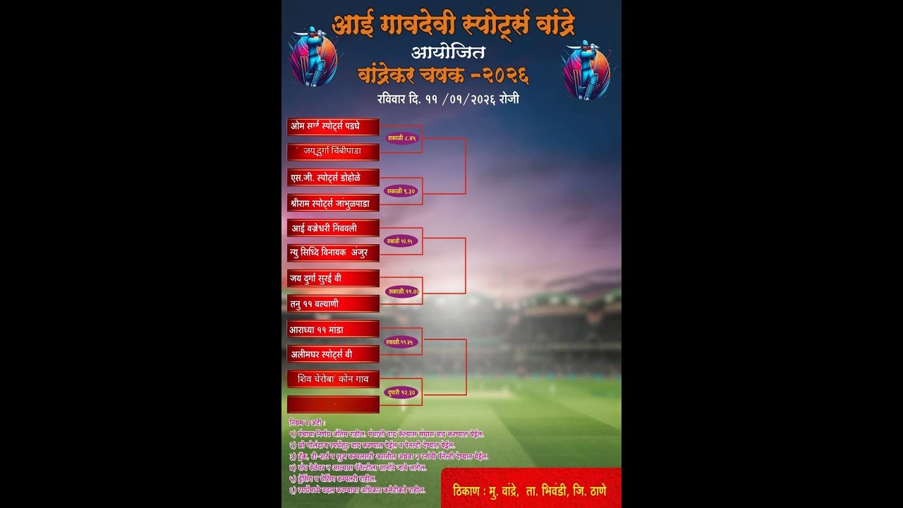 FINAL-DAY  | Vandrekar Chashak | Vandre | 2026