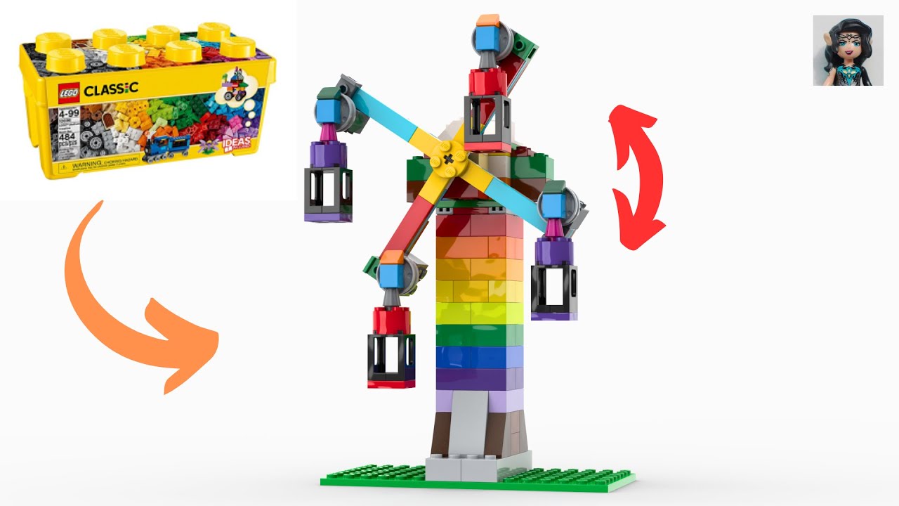 FERRIS WHEEL Lego classic 10696 ideas How to build